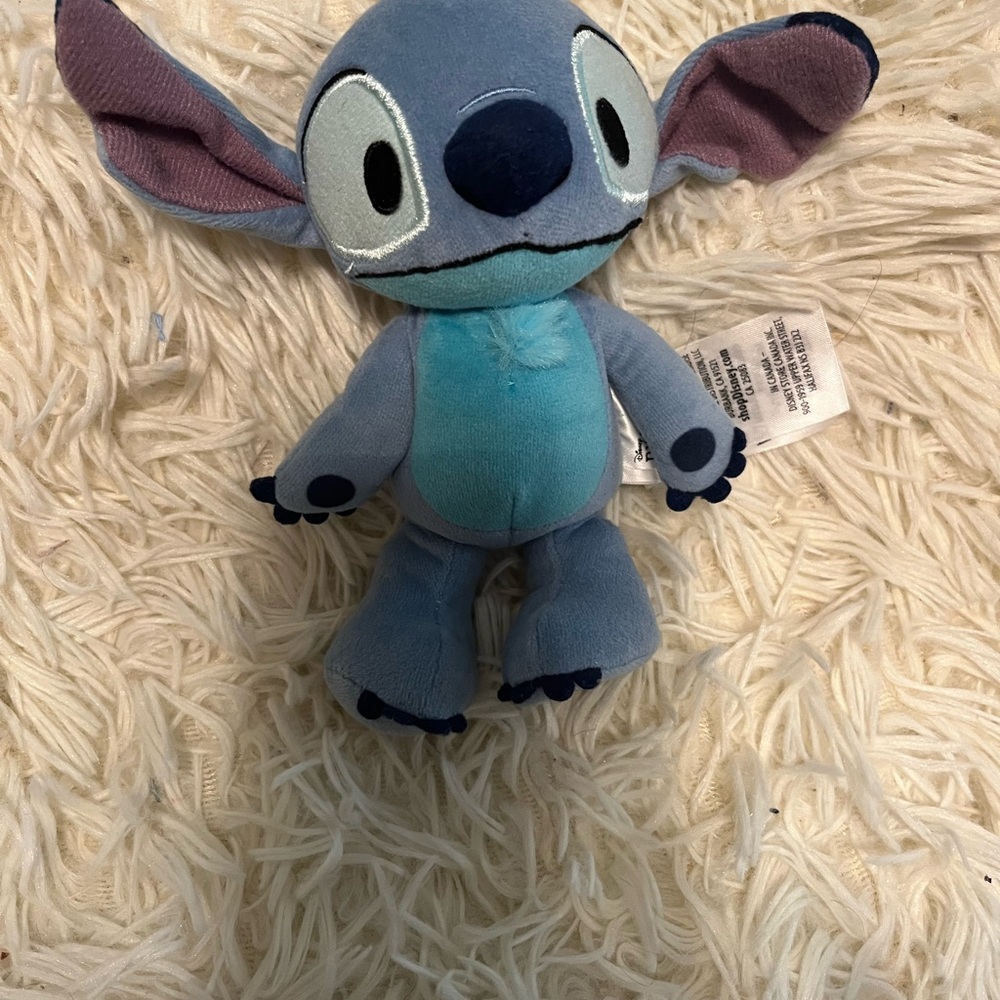 Disney Blue and Light-Blue Stitch Plush Character